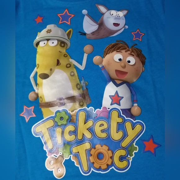 🔥SALE🔥 Tickety Toc Tommy Battersby McCoggin Unisex Boy's T-shirt NWT Sz 3T - Picture 2 of 5